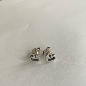 James Avery Heart Stud Earrings